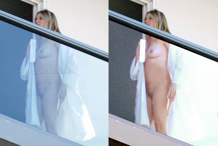 The paparazzi was photographed naked