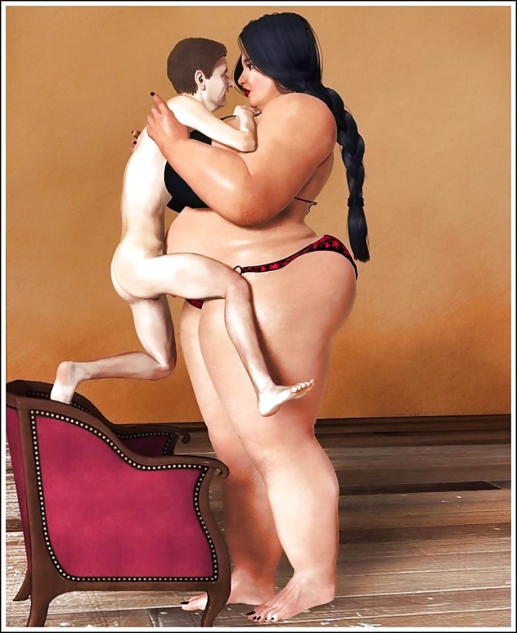 Femdom of the Minihigantess Amazon BBW