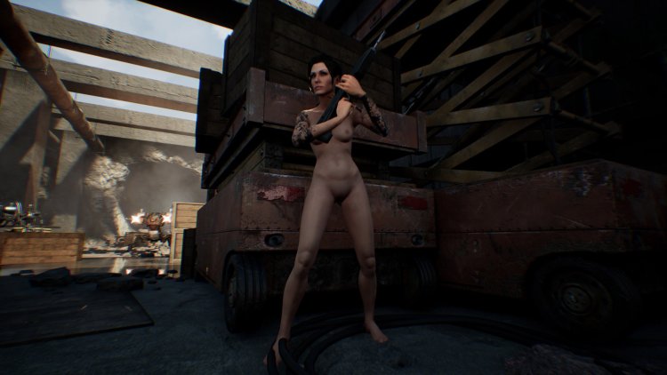 Naked Jennifer from Terminator: Resistance
