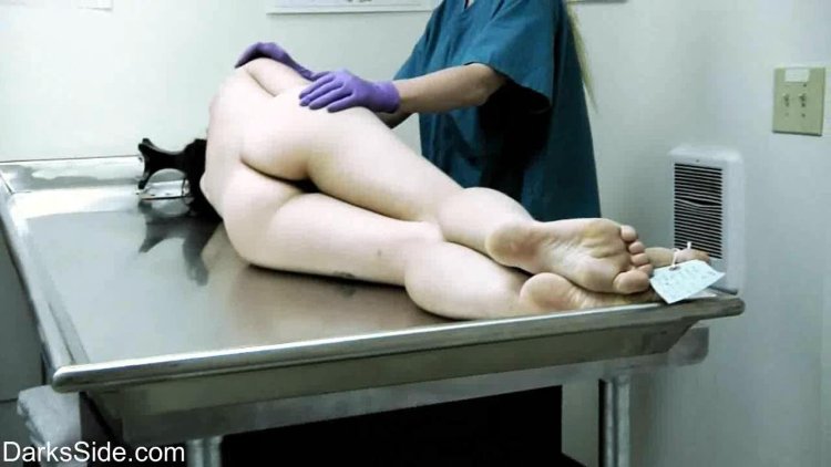 Naked women naked in the morgue