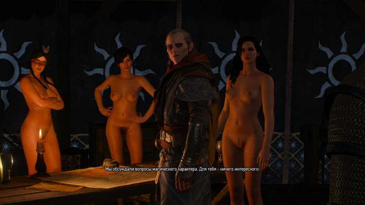 Naked Jennifer with Ciri Witcher 3