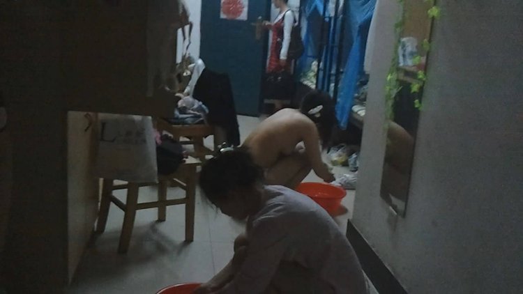 Hidden camera in a hostel