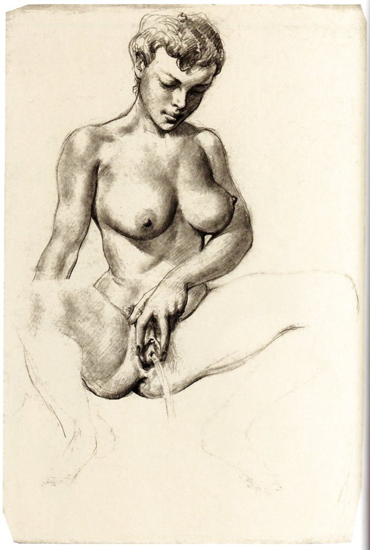 Drawing penis from nature