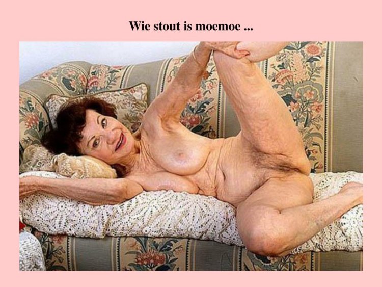 Naked old women in different poses
