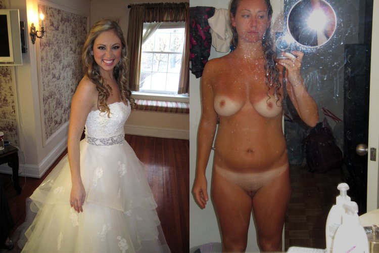 Yesterday the bride today is the wife of the window dressing naked