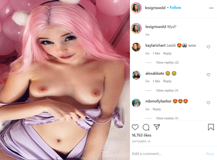 BELLA DELPHINE ONLIFANC Tits