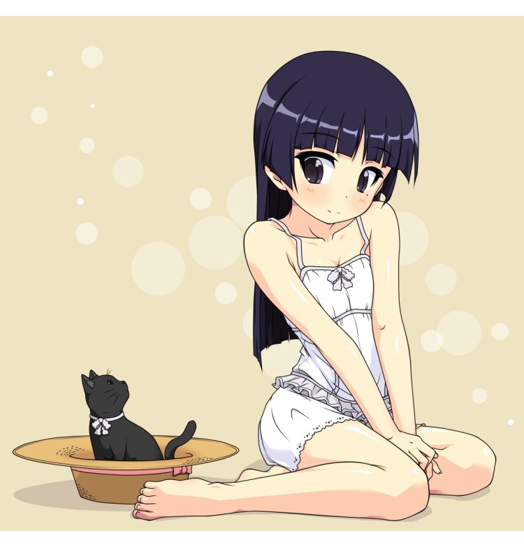 Kuronko wallpaper on the phone