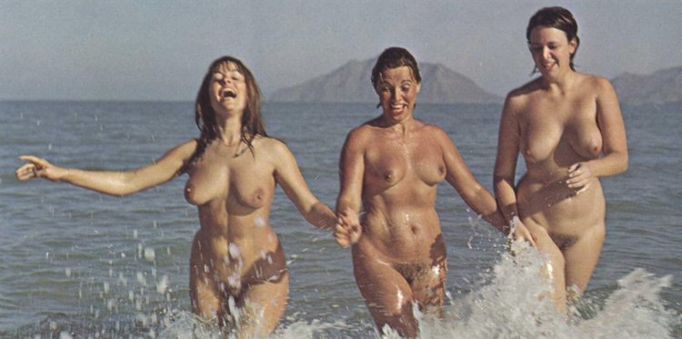 Soviet women on the beach nude