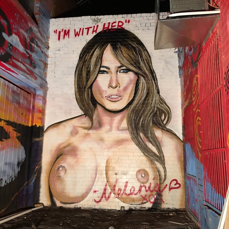 Donald Trump's wife Melania Naked