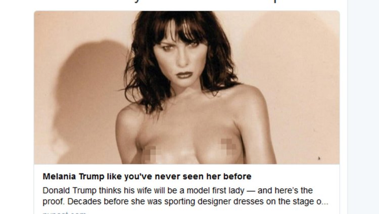 Melania Knauss is naked