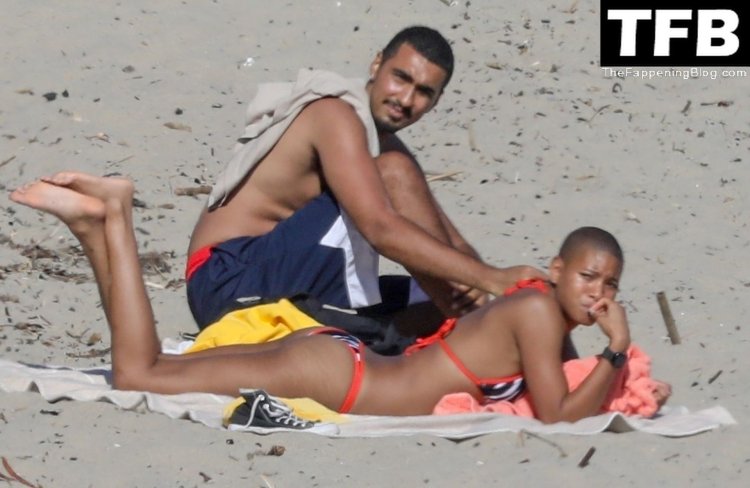 Willow Smith on the beach