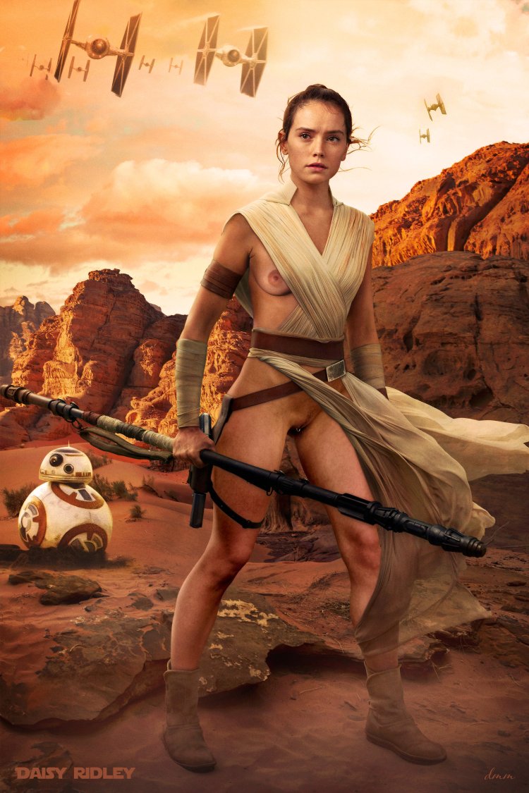 Naked Daisy Ridley in underwear
