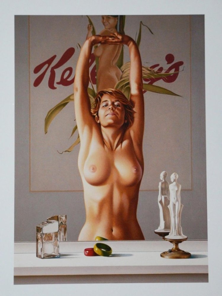 Erotic advertising posters