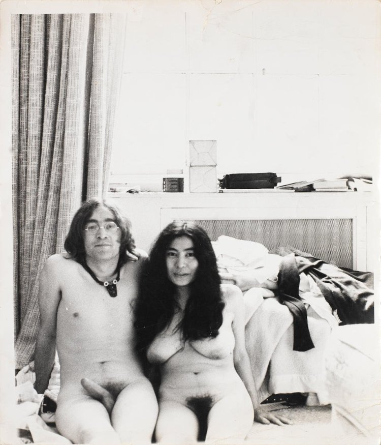 John Lennon and Yoko it is 18 +