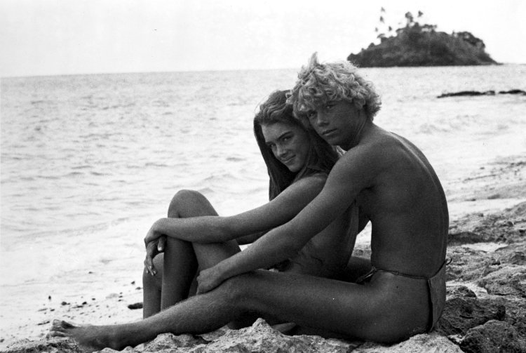 Christopher Atkins and Brooke Shields