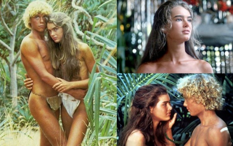 Brooke Shields in his youth Blue Laguna
