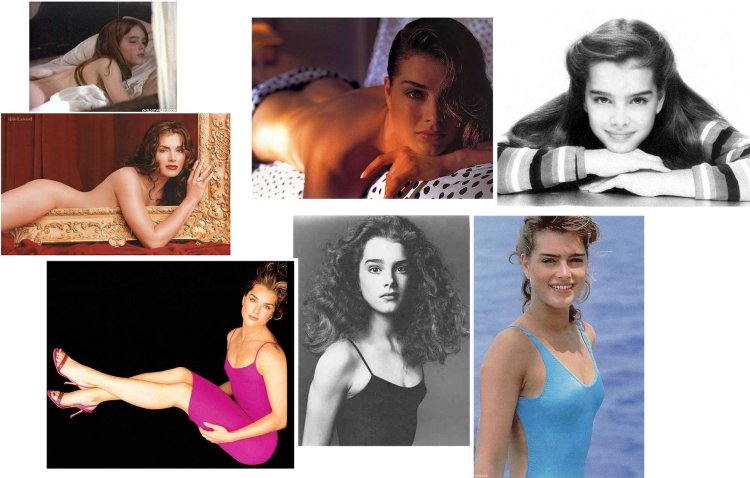 Brooke Shields in the youth 1975