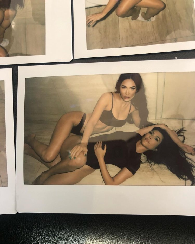 Megan Fox and Kardashian Polarid
