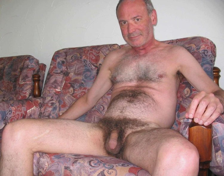 Naked hairy elderly men
