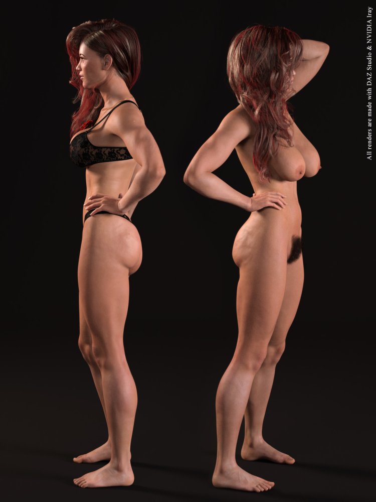 DAZ3D GJKYTYMRBPPENTS GENESIS 8 Nude