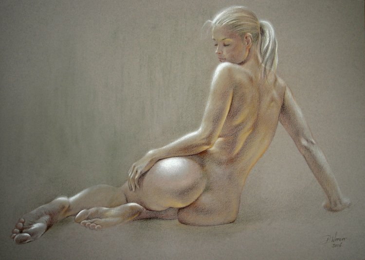 Erotic painting is realistic