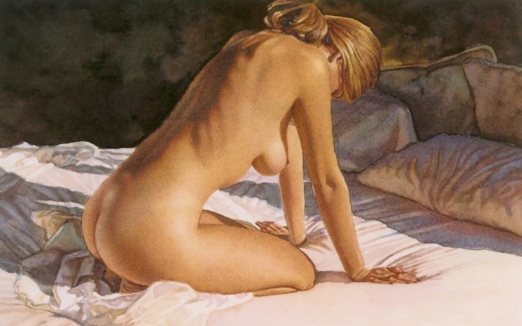 Erotic watercolors Steve Hanks