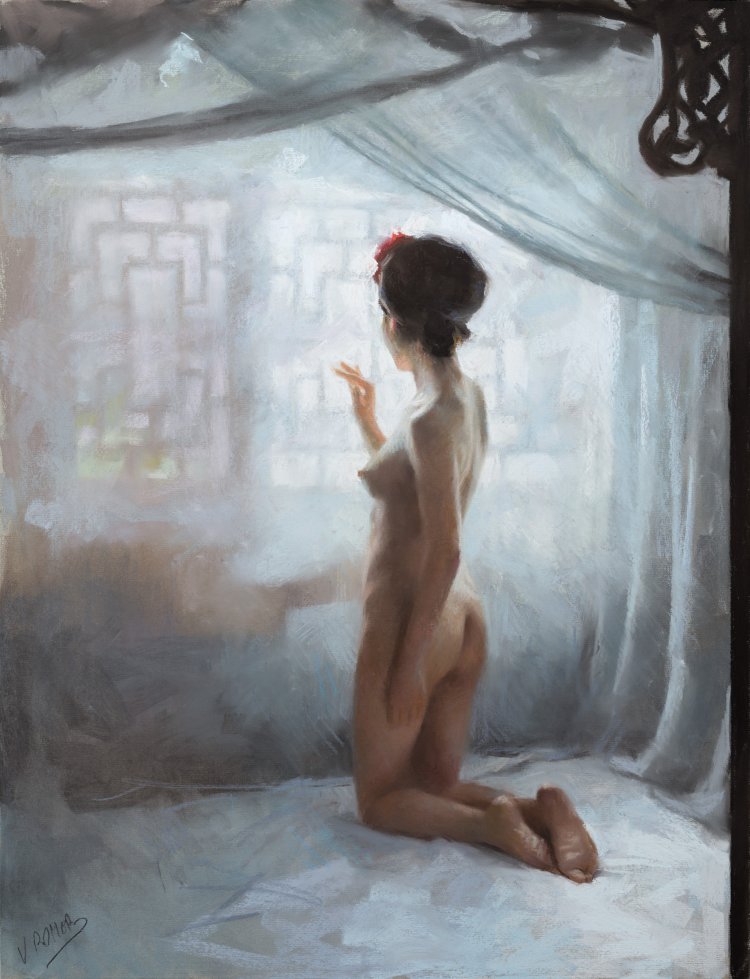 Romero redono paintings nude