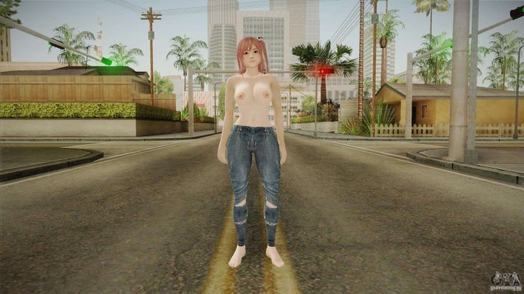 Naked Honoka for GTA San