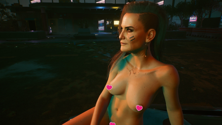 Cyberpunk 2077 Mod for naked Judy