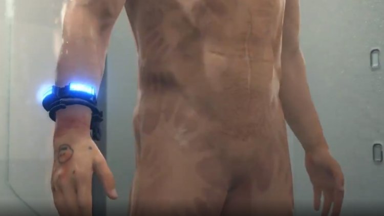 Death Stranding Naked characters