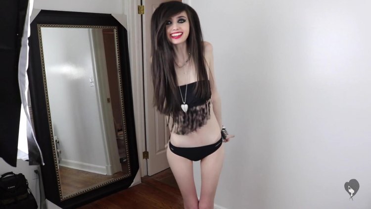 Eugenia Cooney in a swimsuit