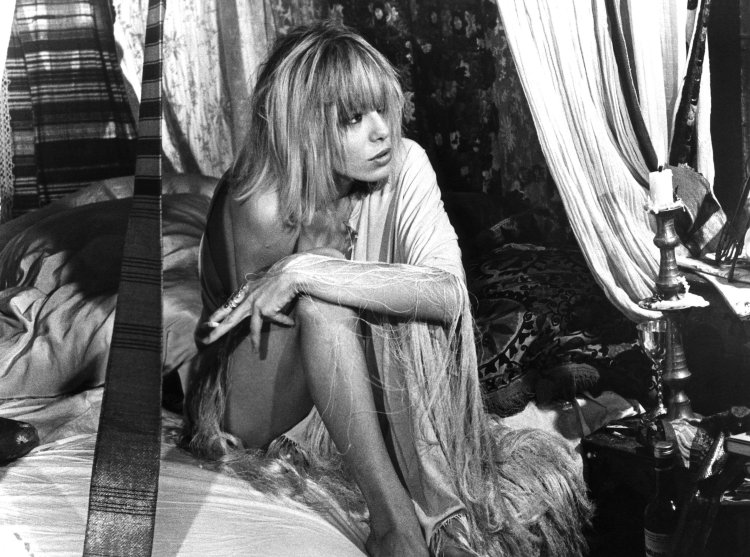 Anita Pallenberg and Kit Richards