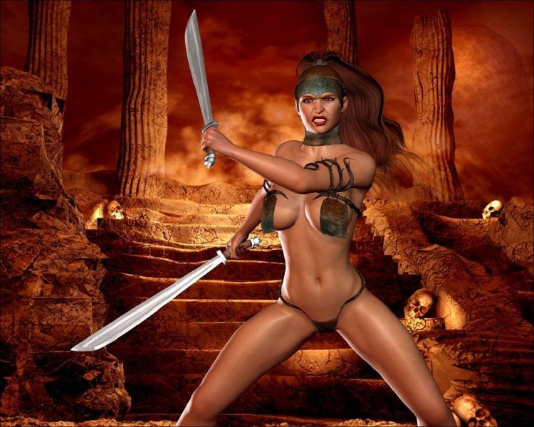 Fantasy of the warrior Ero