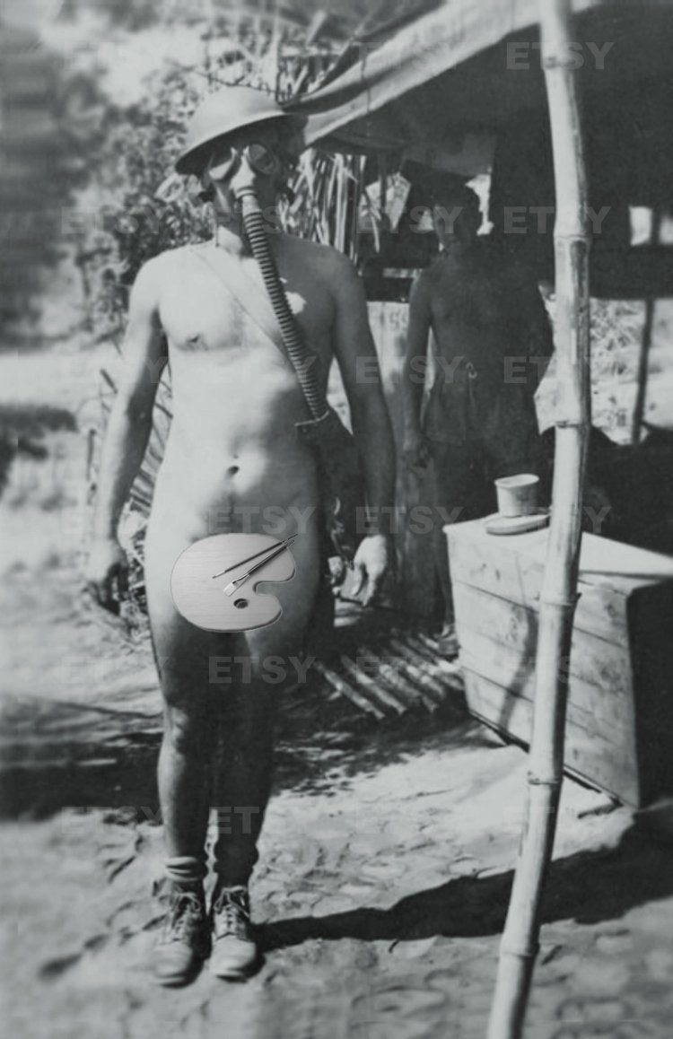 American soldiers retro naked