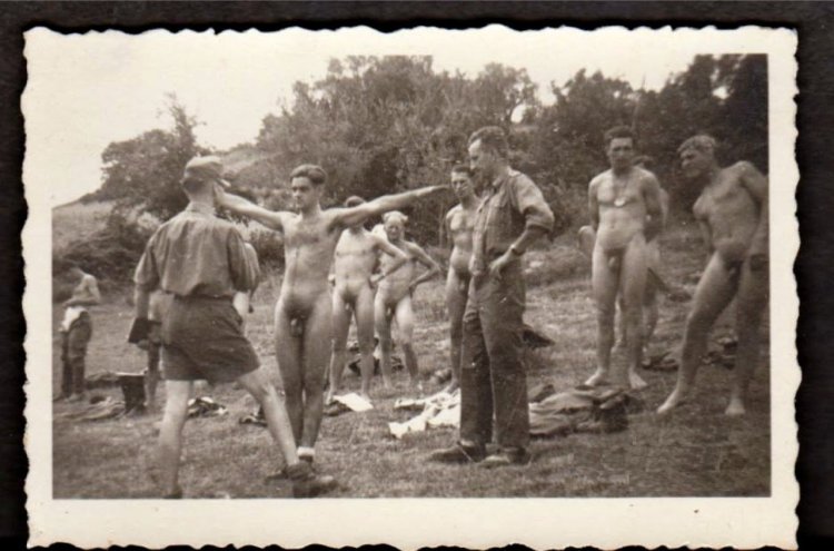 Naked women in German captivity