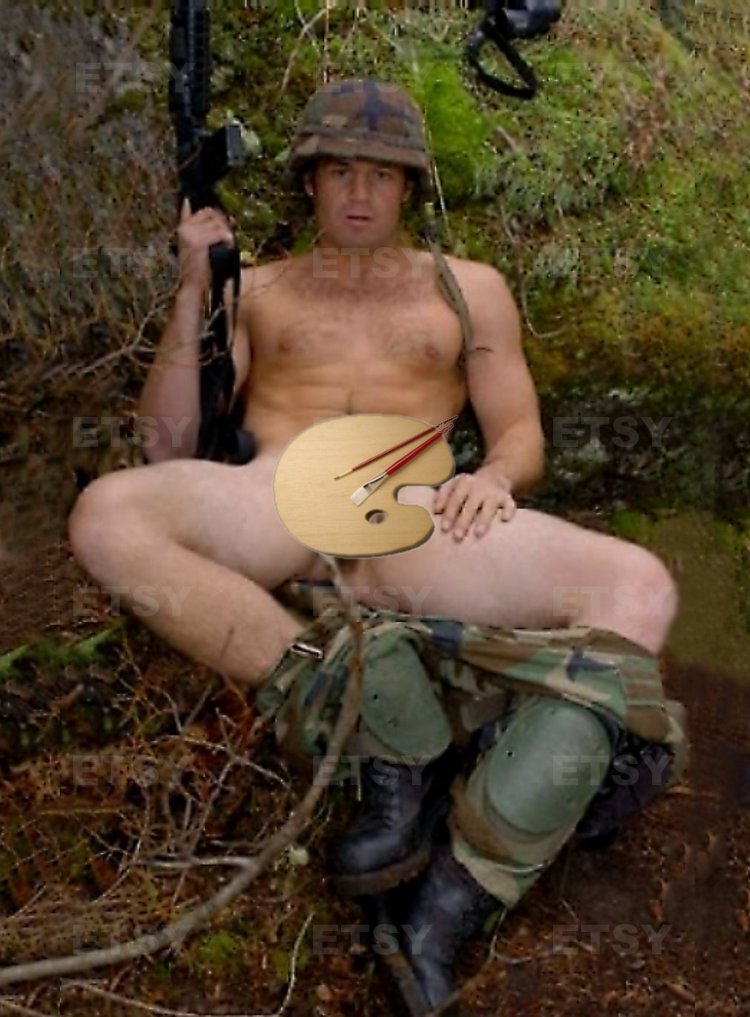 Beautiful naked guys soldiers