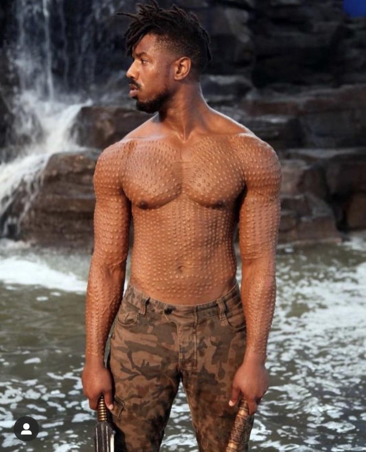 Michael B Jordan torso