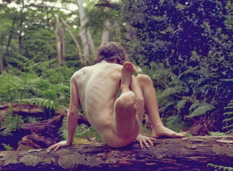Beautiful naked guys in nature