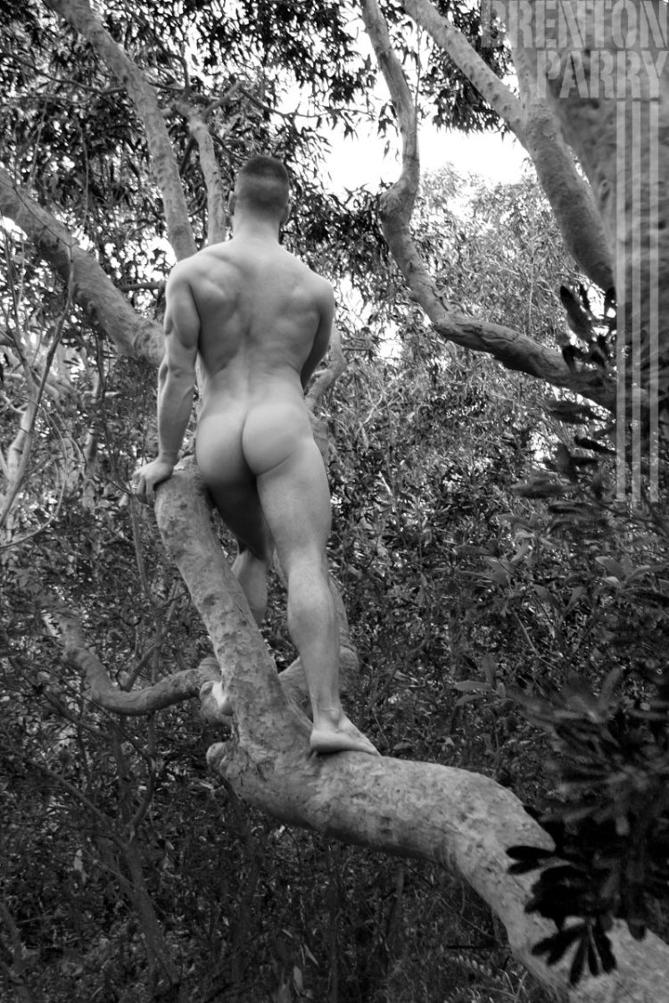 Vintage Black and White Photography of Nude Male