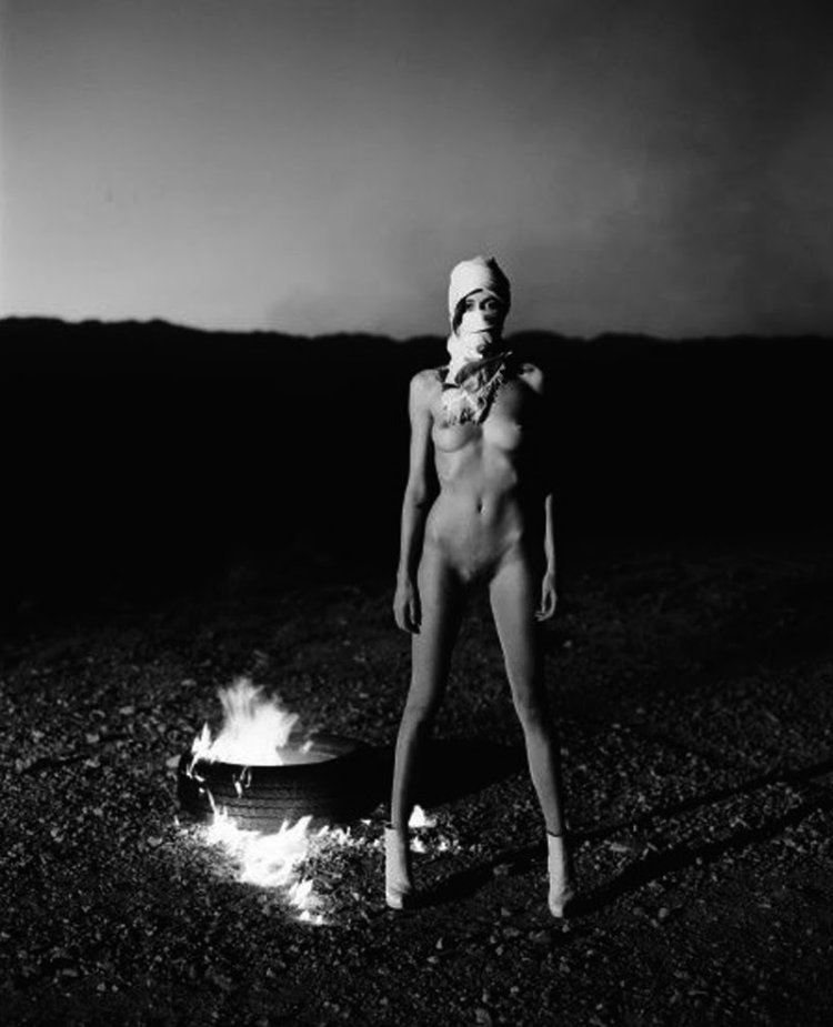 Conceptual photo strange nudity