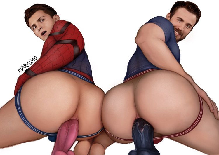 Chris Evans and Tom Holland XXX