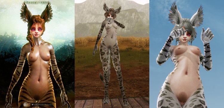 Boobs of girls from Archeage