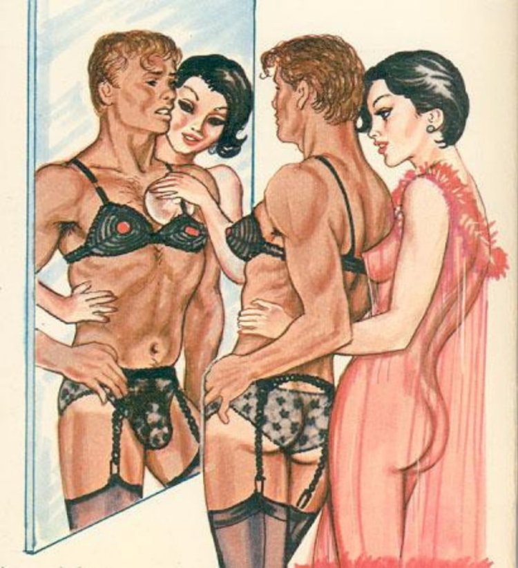 Feminization of men strapon