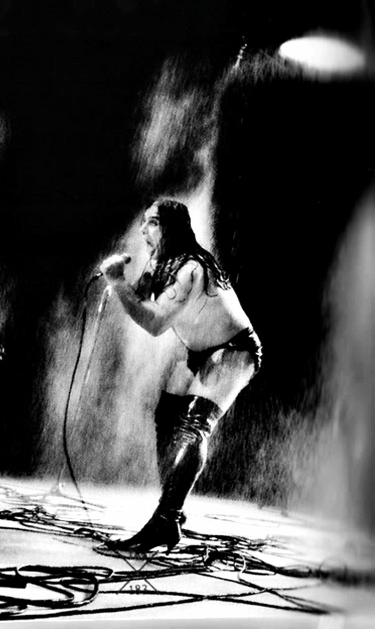 Till Lindemann with a slave