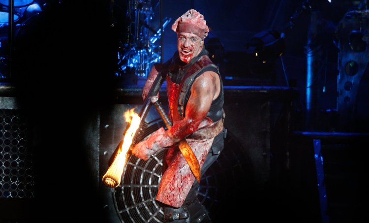 Till Lindemann at the concert