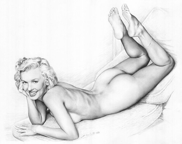 Art naked Marilyn Monroe
