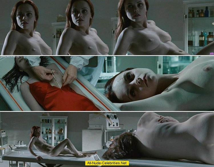 Christina Ricci naked in the cinema
