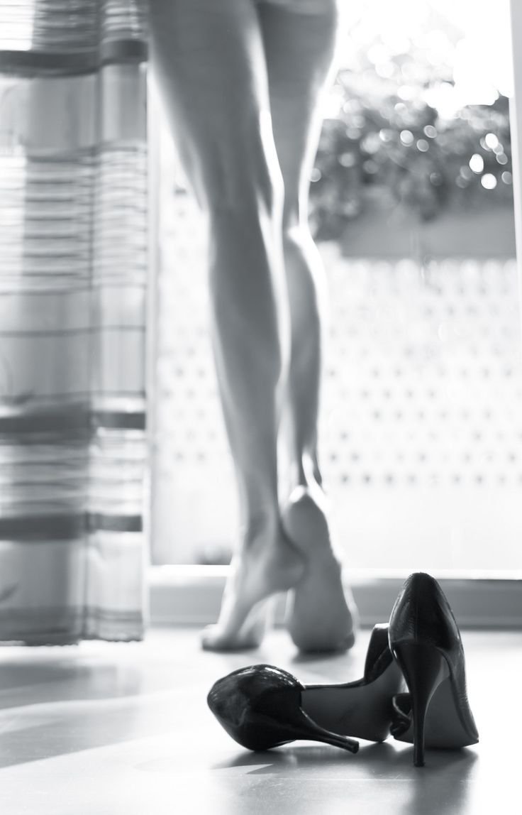 The legs are black white