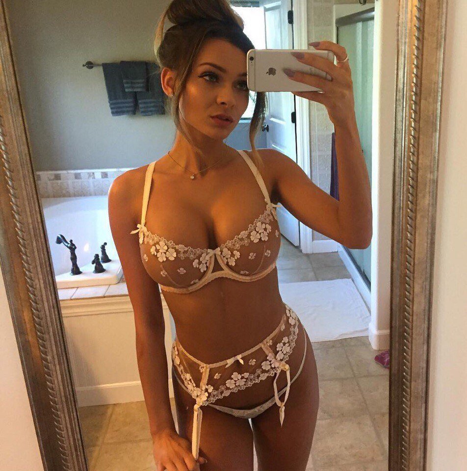 Homemade selfie in underwear
