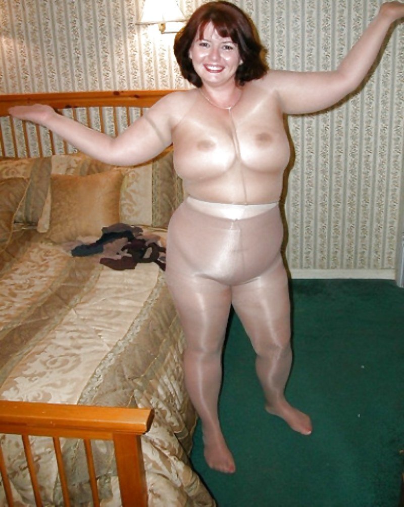 Mature in Pantyhose and Panties with huge bits